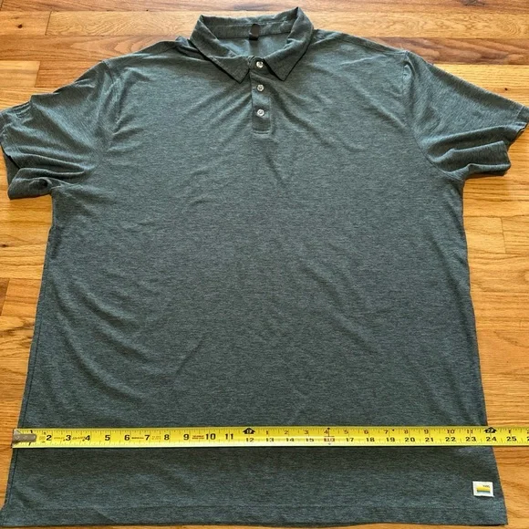 Vuori gray blue  Polo Shirt mens XXL strato tech - Picture 9 of 15